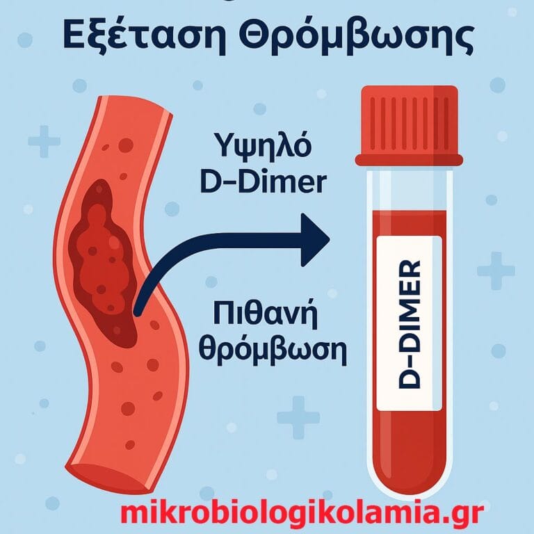 D-Dimer: Τιμές, Υψηλό D-Dimer & Θρόμβωση | Οδηγός Ασθενών