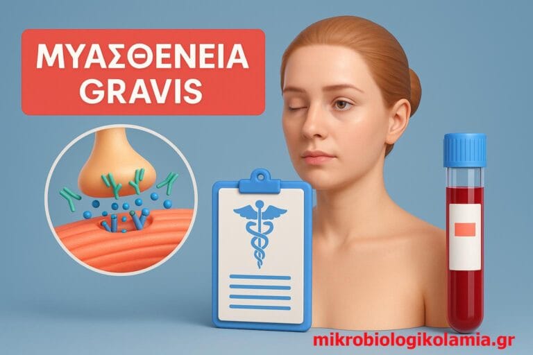Μυασθένεια Gravis – Συμπτώματα, Αίτια, Εξετάσεις & Θεραπεία | Μικροβιολογικό Εργαστήριο Λαμίας