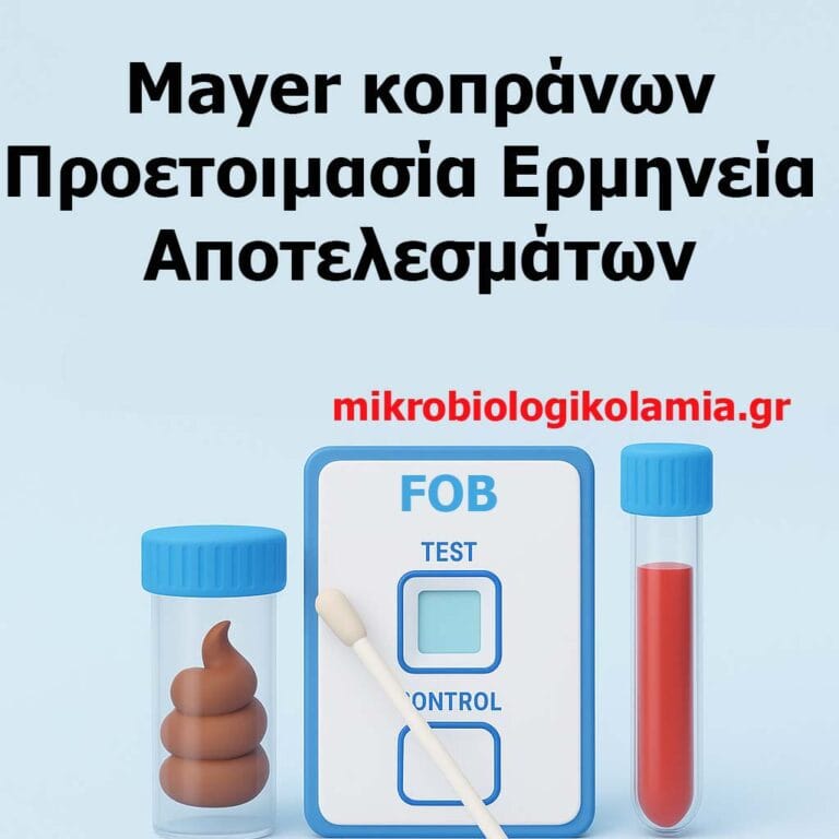 Mayer κοπράνων: Τι είναι, πότε χρειάζεται, προετοιμασία & ερμηνεία αποτελεσμάτων