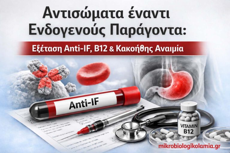 Αντισώματα έναντι Ενδογενούς Παράγοντα: Εξέταση Anti-IF, Β12 & Κακοήθης Αναιμία
