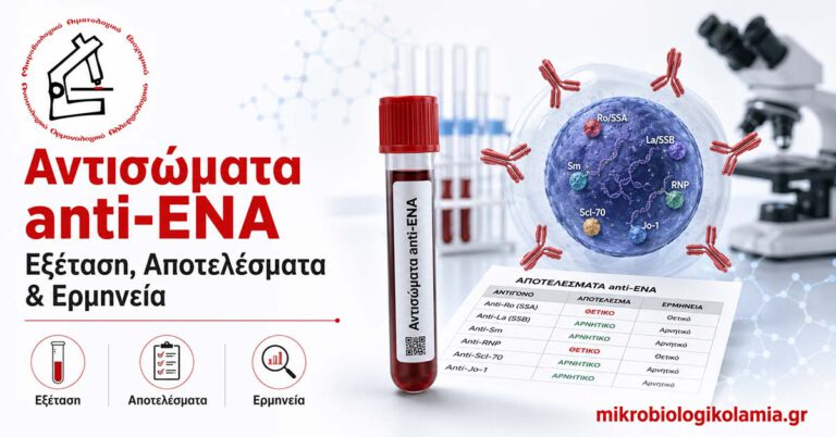 Αντισώματα anti-ENA: Εξέταση, Αποτελέσματα & Ερμηνεία 4 Αντισώματα anti-ENA με σωληνάριο αίματος, πυρηνικό κύτταρο και αυτοαντισώματα – εξέταση, αποτελέσματα και ερμηνεία