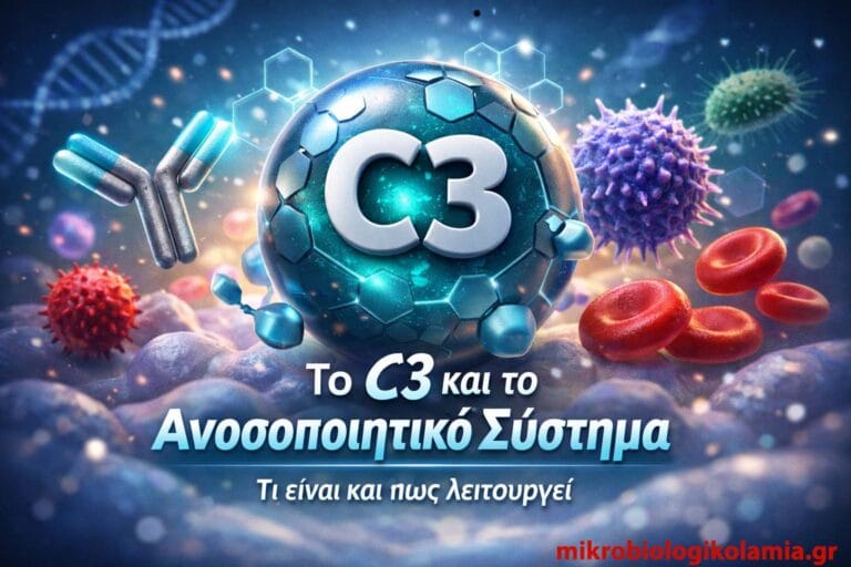 C3: Ρόλος στο ανοσοποιητικό και τι σημαίνει το «συμπλήρωμα»