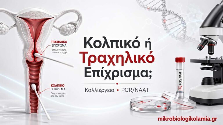 Καλλιέργεια Κολπικού ή Τραχηλικού Επιχρίσματος: Διαφορές, PCR/NAAT, ΣΜΝ