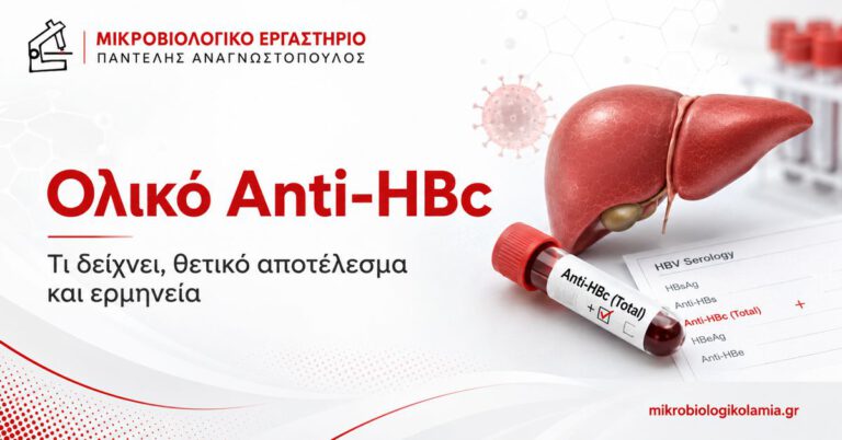 Ολικό Anti-HBc – τι δείχνει ένα θετικό αποτέλεσμα και πώς ερμηνεύεται