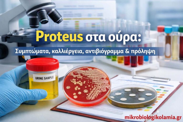 Proteus στα Ούρα: Συμπτώματα, Καλλιέργεια, Θεραπεία, Αντιβιόγραμμα & Πέτρες