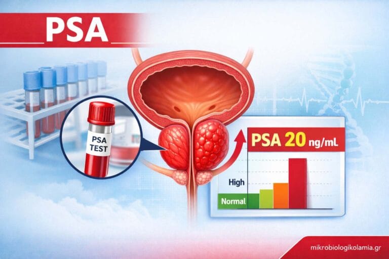PSA 20 ng/mL: Τι Σημαίνει & Ποια Είναι τα Επόμενα Βήματα | Μικροβιολογικό Λαμία