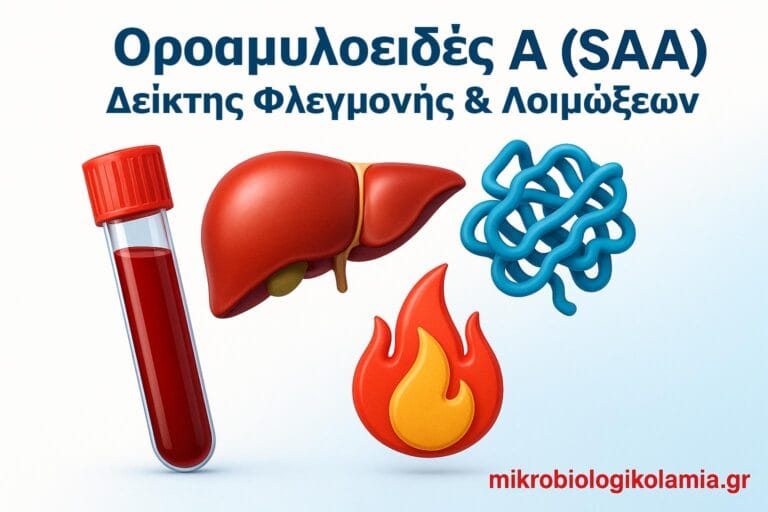 Αμυλοειδές Α ορού (SAA): Τι δείχνει, αυξημένο & ερμηνεία