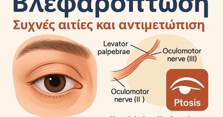 Βλεφαρόπτωση  – Αίτια, Συμπτώματα και Θεραπεία | Μικροβιολογικό Λαμία