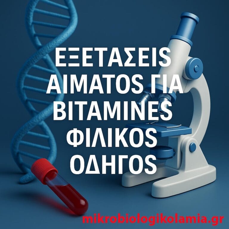Εξετάσεις Αίματος για Βιταμίνες: Πότε Χρειάζονται, Προετοιμασία & Αποτελέσματα