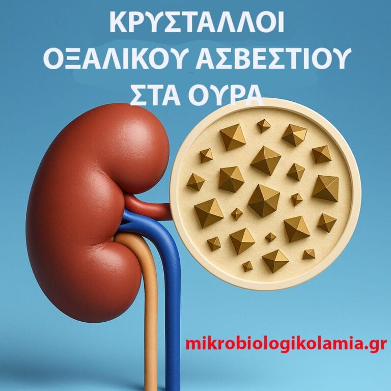 Κρύσταλλοι Οξαλικού Ασβεστίου στα Ούρα: Τι Σημαίνουν & Πότε Θέλουν Έλεγχο