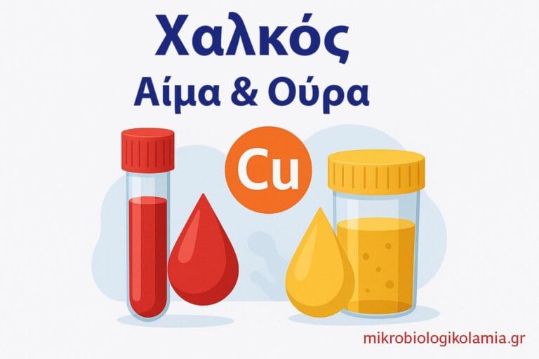 Χαλκός Εξέταση Αίματος & Ούρων: Τι Δείχνει, Wilson και Έλλειψη