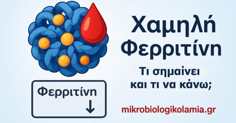 Χαμηλή Φερριτίνη – Αίτια, Συμπτώματα & Αντιμετώπιση | Μικροβιολογικό Λαμία