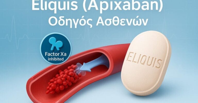 Eliquis (Apixaban) – Πλήρης Οδηγός Ασθενών
