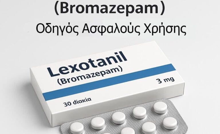 Lexotanil (Bromazepam) – Δοσολογία, Παρενέργειες & Οδηγός Ασφαλούς Χρήσης