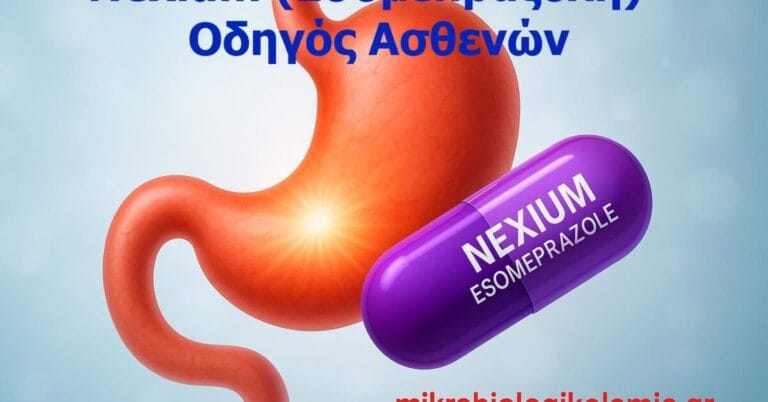 Nexium (Εσομεπραζόλη) – Ενδείξεις, Παρενέργειες, Δοσολογία και Οδηγίες Ασθενών