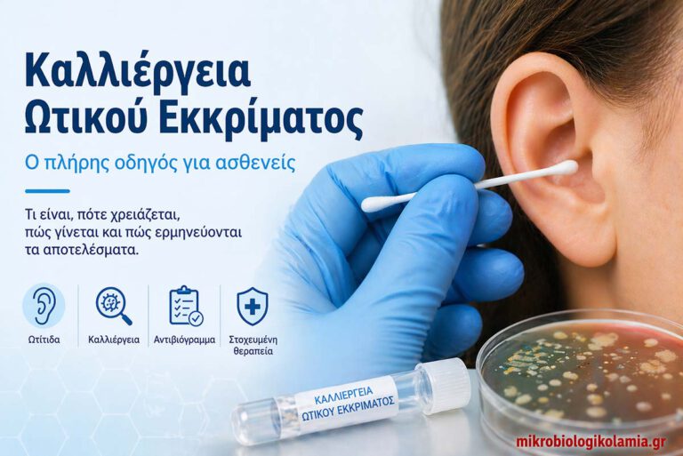 Καλλιέργεια Ωτικού Εκκρίματος – Τι δείχνει, πότε χρειάζεται και πώς γίνεται η εξέταση