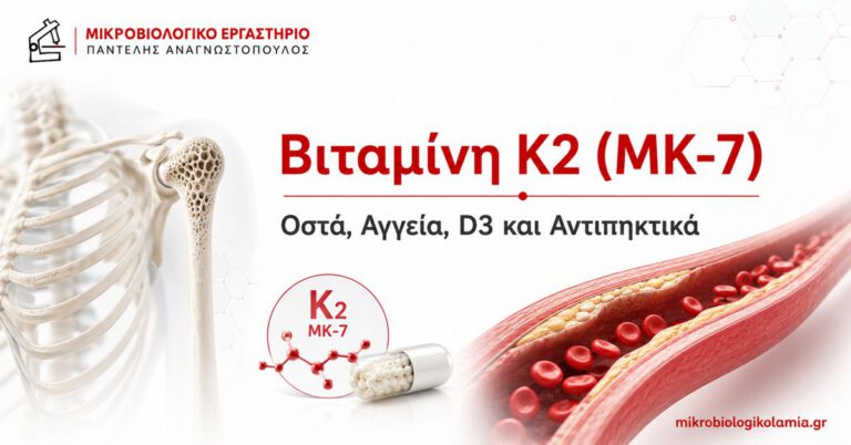 Βιταμίνη Κ2 (MK-7): Οστά, Αγγεία, D3 και Αντιπηκτικά 3 Βιταμίνη Κ2 MK-7 για οστά, αγγεία, βιταμίνη D3 και αντιπηκτικά