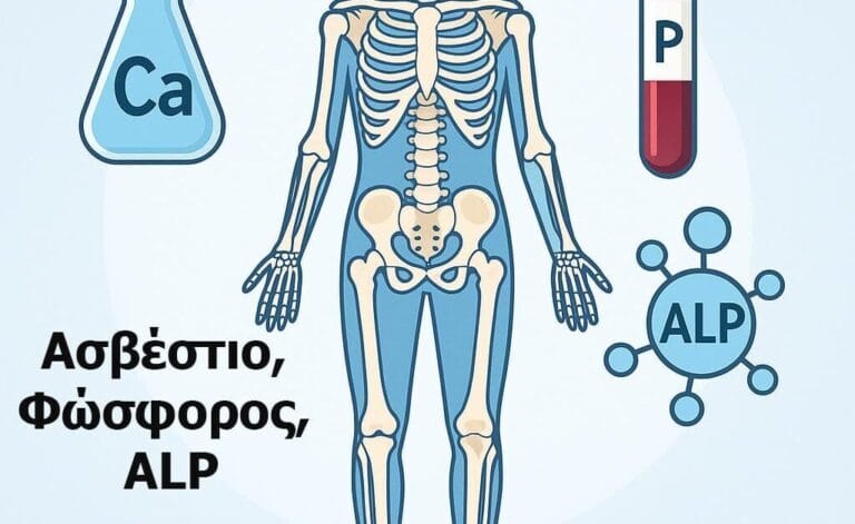 Ασβέστιο, Φώσφορος και Αλκαλική Φωσφατάση (ALP) – Εξετάσεις, προετοιμασία και ερμηνεία αποτελεσμάτων