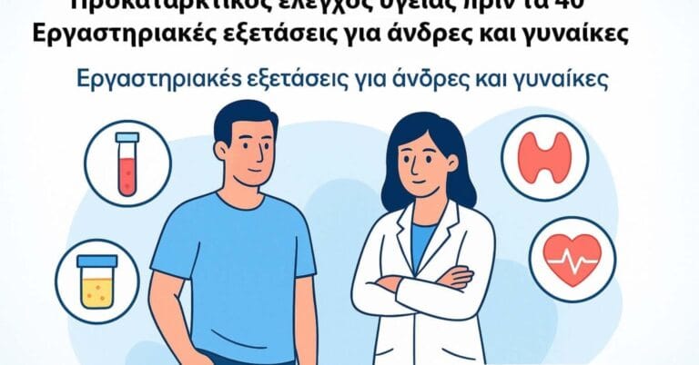 Τι εξετάσεις χρειάζεσαι πριν τα 40; Πλήρης οδηγός check-up (Άνδρες & Γυναίκες)