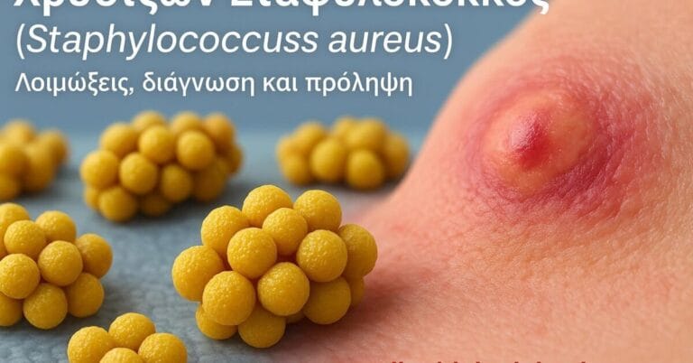Χρυσίζων Σταφυλόκοκκος (Staphylococcus aureus) – Συμπτώματα, Διάγνωση & Αντιμετώπιση