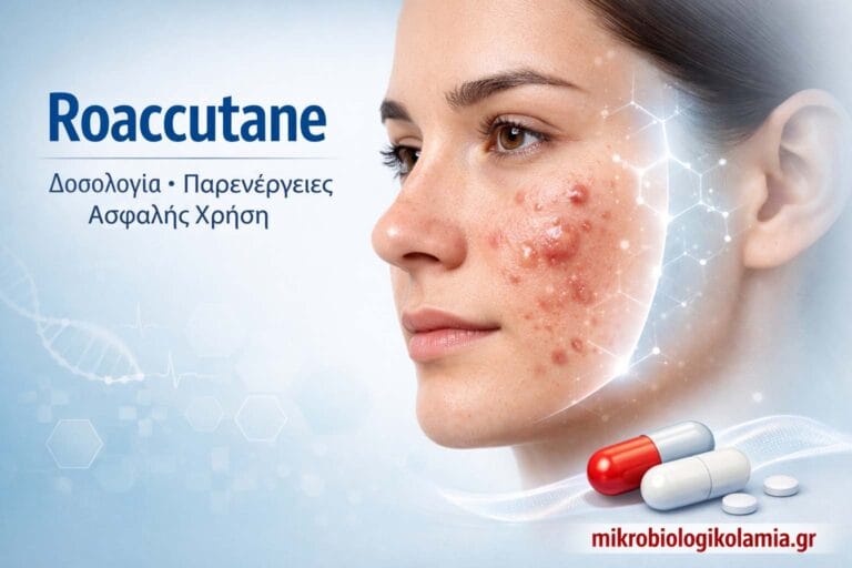 Roaccutane (Ισοτρετινοΐνη): Δοσολογία, Παρενέργειες, Εξετάσεις & Ασφαλής Χρήση
