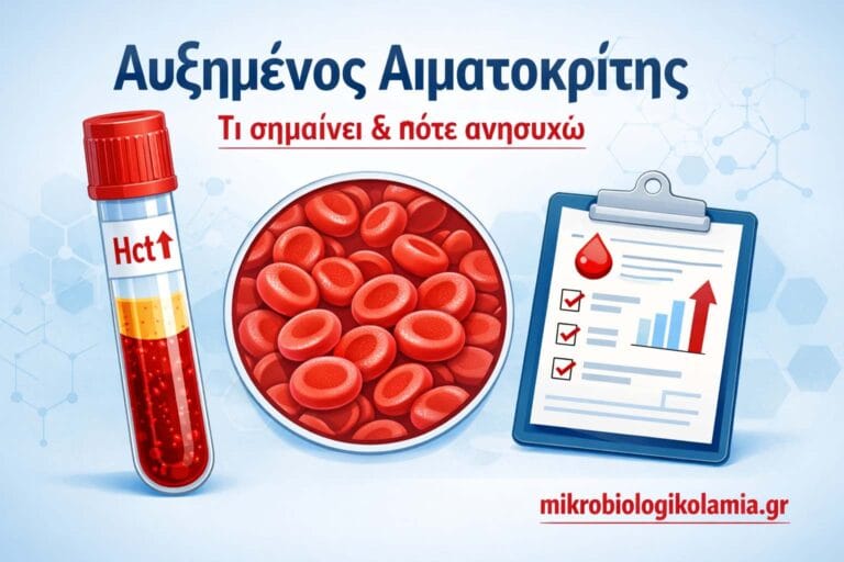 Αυξημένος αιματοκρίτης – Τι σημαίνει & πότε ανησυχώ