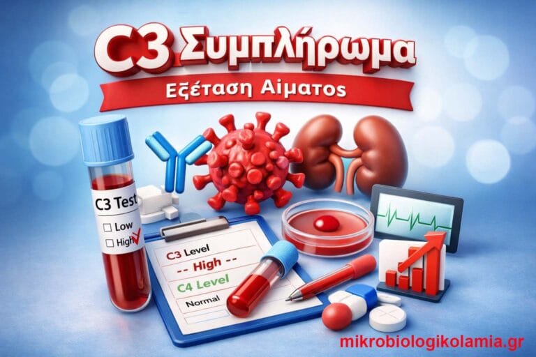Εξέταση C3 (Συμπλήρωμα C3) – Τι δείχνει, χαμηλές & υψηλές τιμές