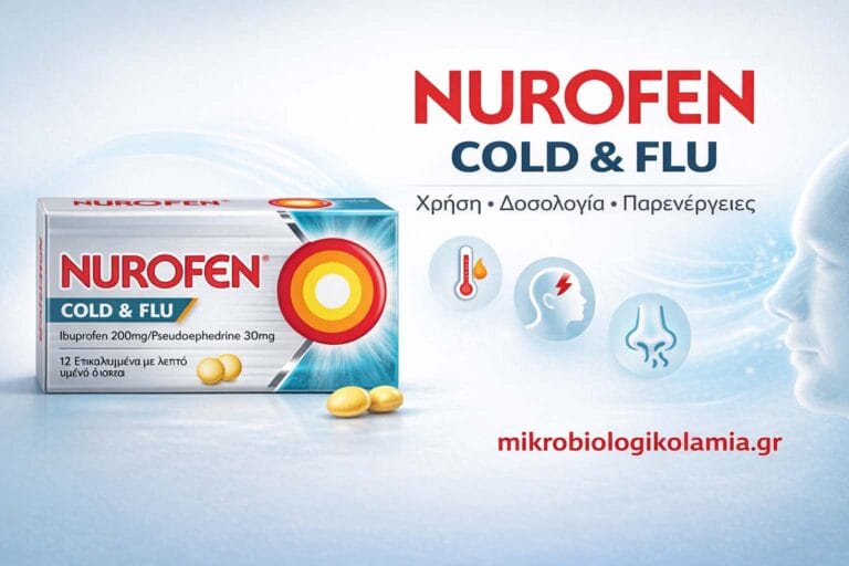 Nurofen Cold & Flu: Χρήση, Δοσολογία & Παρενέργειες