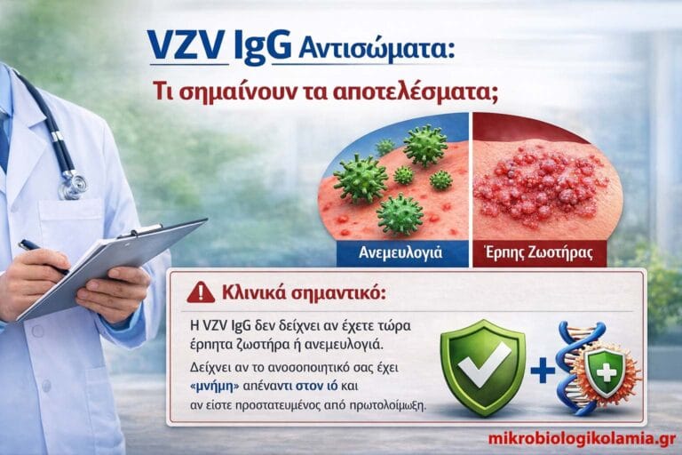 VZV IgG: Εξέταση Αίματος για Ανοσία σε Ανεμευλογιά & Ζωστήρα