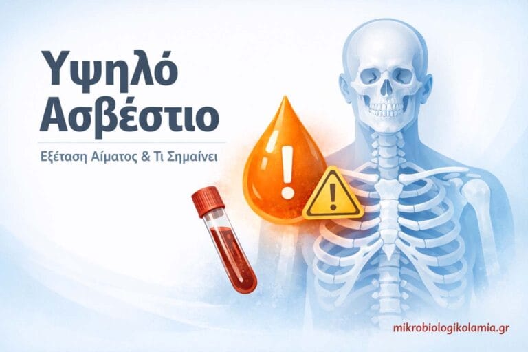 Υψηλό Ασβέστιο: Εξέταση Αίματος, Αιτίες & Πότε Ανησυχούμε