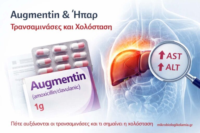 Augmentin & Ήπαρ: Τρανσαμινάσες, Χολόσταση & Πότε να Ανησυχήσετε