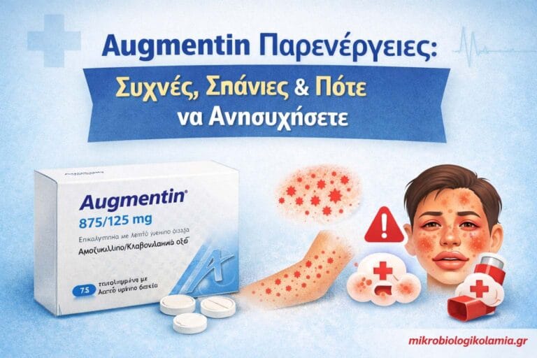 Augmentin Παρενέργειες: Συχνές, Σπάνιες & Πότε να Ανησυχήσετε