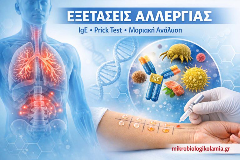 Εξετάσεις Αλλεργίας: Ποια να Κάνω; IgE, Prick & ALEX
