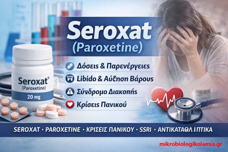 Seroxat (Paroxetine): Δόση, Παρενέργειες, Libido, Αύξηση Βάρους & Κρίσεις Πανικού