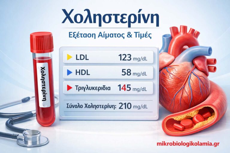 Χοληστερίνη: Εξέταση Αίματος, Τιμές, Νηστεία και Ερμηνεία