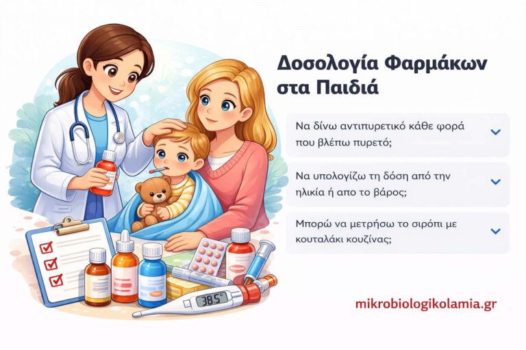 Δοσολογία Φαρμάκων στα Παιδιά: Αντιπυρετικά, Αντιβιώσεις & Συχνά Λάθη