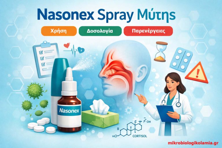 Nasonex Spray Μύτης: Τι Είναι, Πώς Δρα, Δοσολογία & Παρενέργειες