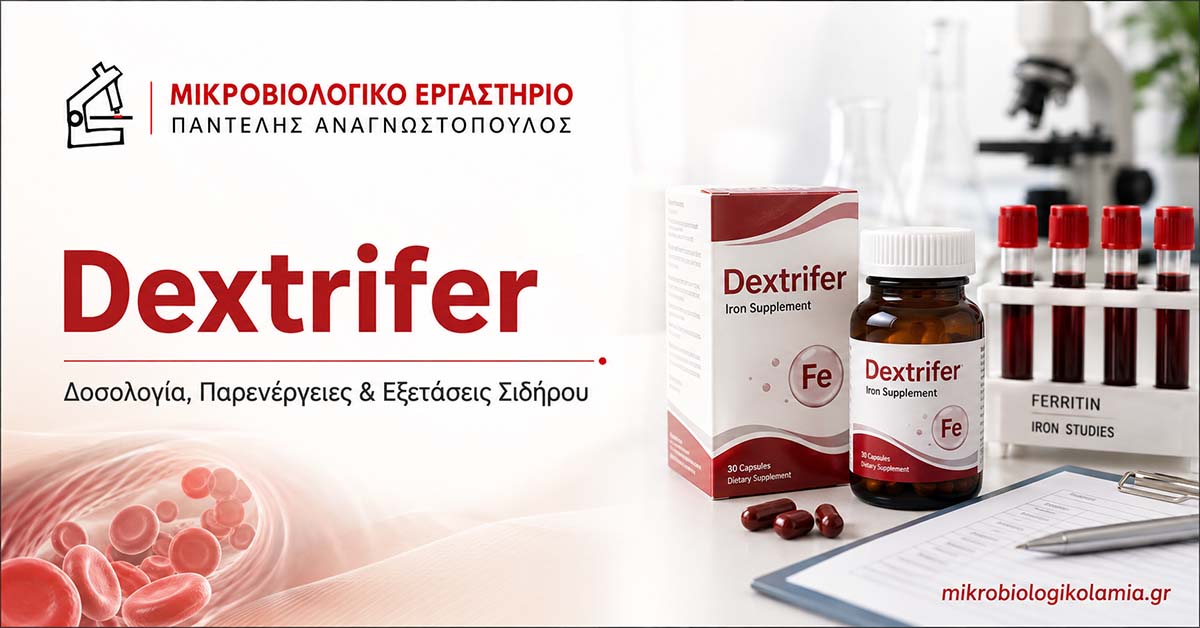 Dextrifer: Δοσολογία, Παρενέργειες & Εξετάσεις Σιδήρου 1 Dextrifer δοσολογία, παρενέργειες και εξετάσεις σιδήρου