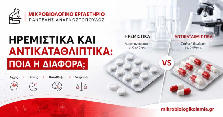 Ηρεμιστικά και Αντικαταθλιπτικά: Διαφορές, Χρήσεις και Προσοχή 1 Ηρεμιστικά και αντικαταθλιπτικά: ποια η διαφορά σε άγχος, ύπνο και διάθεση
