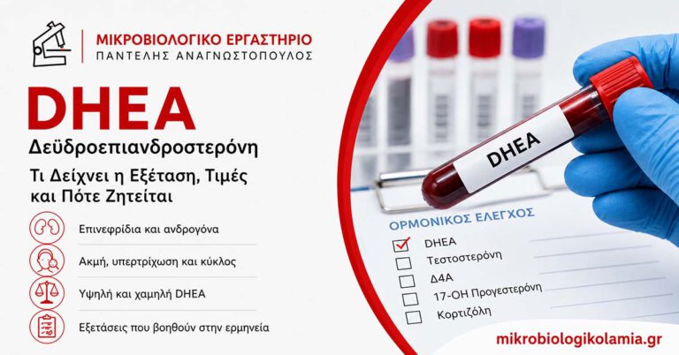 DHEA Εξέταση Αίματος: Τι Δείχνει και Πώς Ερμηνεύεται 1 DHEA – Δεϋδροεπιανδροστερόνη: τι δείχνει η εξέταση, τιμές και πότε ζητείται