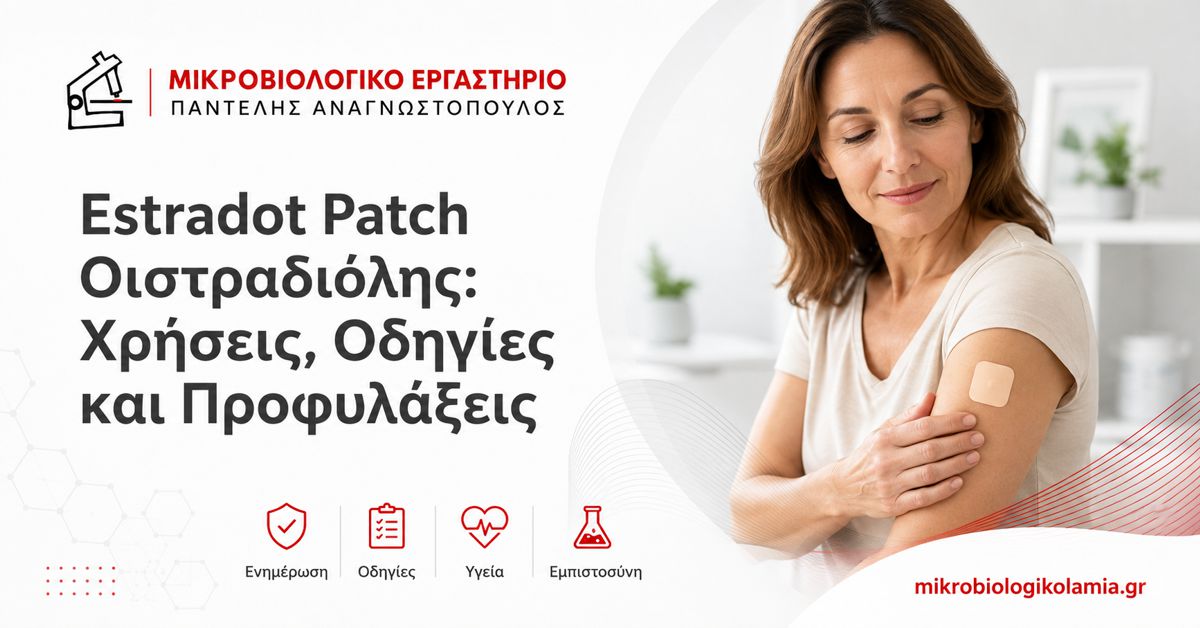 Estradot Patch Οιστραδιόλης: Χρήσεις, Οδηγίες και Προφυλάξεις