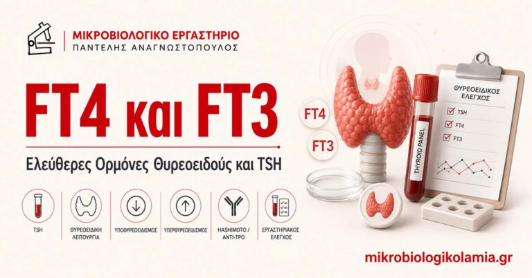 FT4 και FT3: Ελεύθερες Ορμόνες Θυρεοειδούς και TSH 3 FT4 και FT3 ελεύθερες ορμόνες θυρεοειδούς και ερμηνεία με TSH