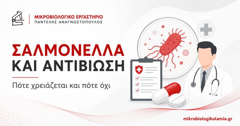 Σαλμονέλλα και Αντιβίωση: Πότε Χρειάζεται και Πότε Όχι 3 Σαλμονέλλα και αντιβίωση – πότε χρειάζεται θεραπεία και αντιβιόγραμμα