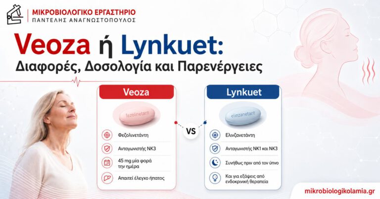 Veoza ή Lynkuet: Διαφορές, Δοσολογία και Παρενέργειες 3 Veoza ή Lynkuet σύγκριση για εξάψεις στην εμμηνόπαυση