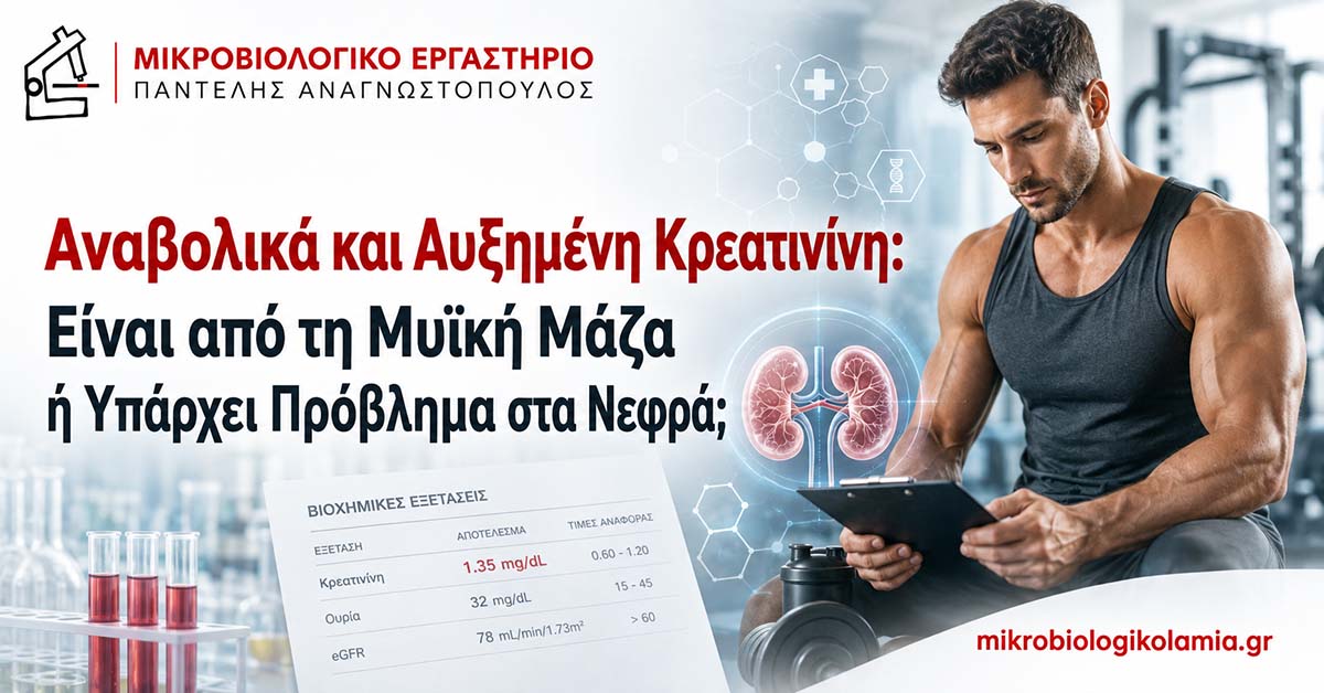 Αναβολικά και Αυξημένη Κρεατινίνη: Πότε Ανησυχούμε; 1 Αναβολικά και αυξημένη κρεατινίνη – μυϊκή μάζα ή πρόβλημα στα νεφρά