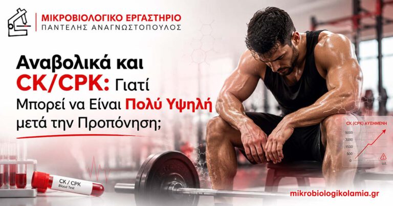 Αναβολικά και CK: Πώς Ερμηνεύεται η Αυξημένη CK/CPK 5 Αναβολικά και υψηλή CK/CPK μετά την προπόνηση με μυϊκή καταπόνηση και εξέταση αίματος