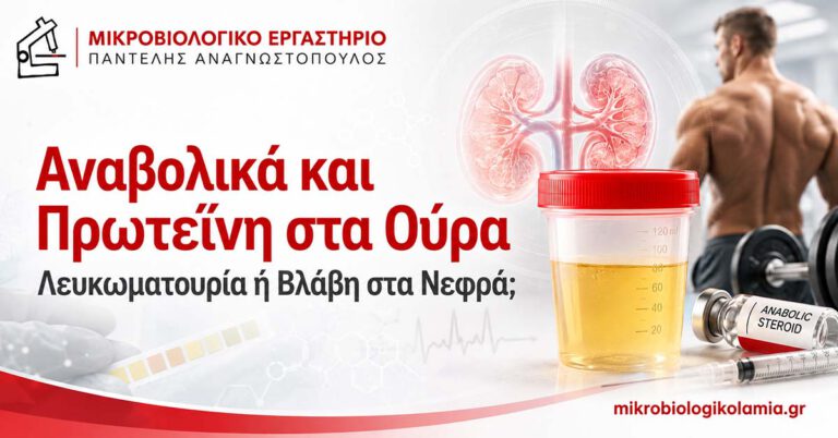 Αναβολικά και πρωτεΐνη στα ούρα – λευκωματουρία και έλεγχος νεφρικής λειτουργίας