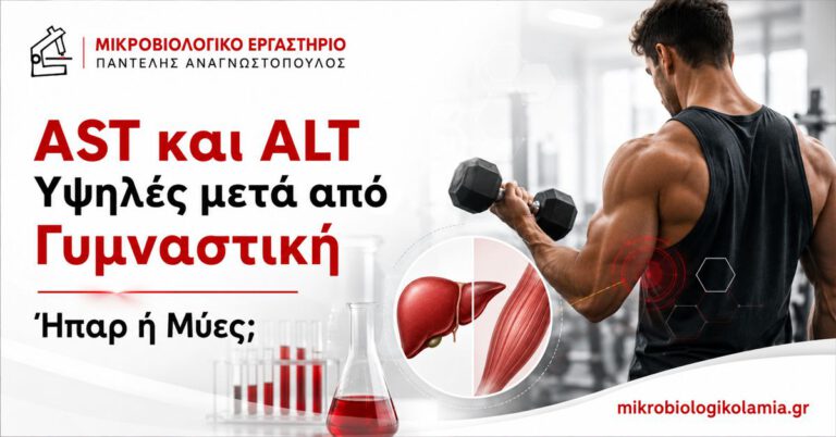 AST και ALT Υψηλές μετά από Γυμναστική: Ήπαρ ή Μύες; 3 AST και ALT υψηλές μετά από γυμναστική – ήπαρ ή μύες