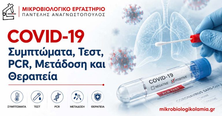 COVID-19: Συμπτώματα, Τεστ, PCR και Θεραπεία 4 COVID-19 – συμπτώματα, τεστ, PCR, μετάδοση και θεραπεία
