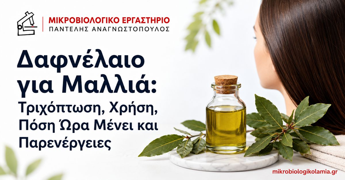 Δαφνέλαιο για Μαλλιά: Χρήση και Παρενέργειες 1 Δαφνέλαιο για μαλλιά, τριχόπτωση, χρήση και παρενέργειες